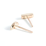 Tiny Mismatched Earrings in 14K Yellow Gold