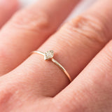 One Star Diamond Ring