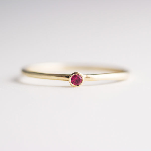 Dot Ruby Ring