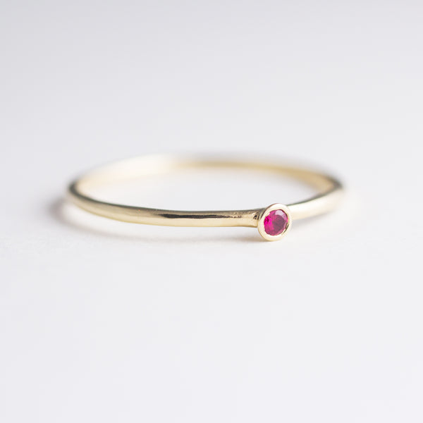 Dot Ruby Ring