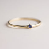 Dot Sapphire Ring