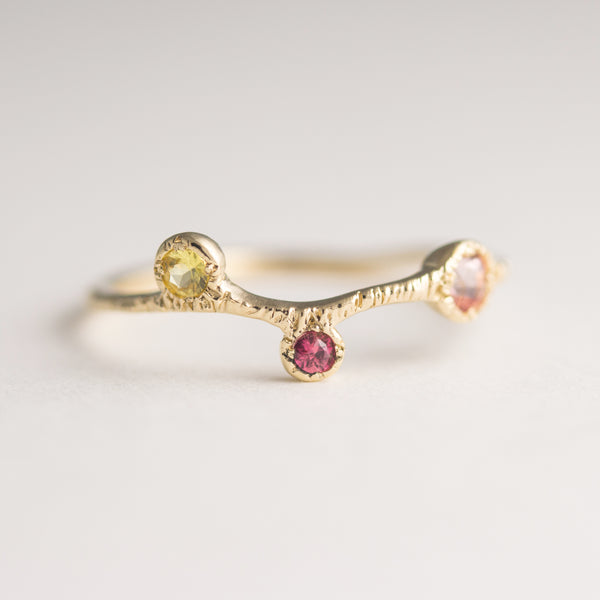 Tenten Sapphire + Topaz Ring