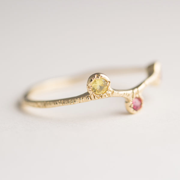 Tenten Sapphire + Topaz Ring