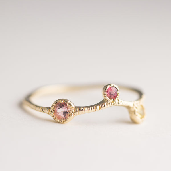 Tenten Sapphire + Topaz Ring