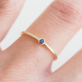 Dot Sapphire Ring