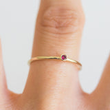 Dot Ruby Ring