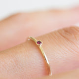 Dot Ruby Ring