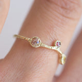 Tenten Sapphire + Topaz Ring