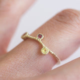 Tenten Sapphire + Topaz Ring