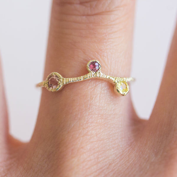 Tenten Sapphire + Topaz Ring