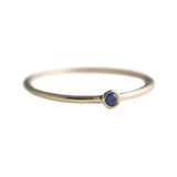 Dot Sapphire Ring