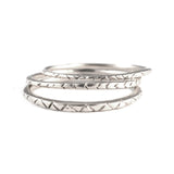 Three Dainty Pattern Rings