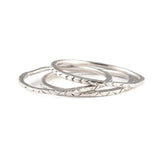 Three Dainty Pattern Rings