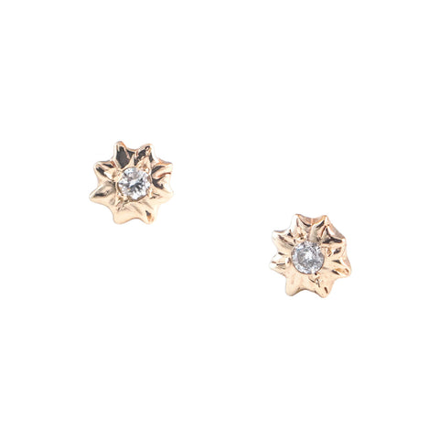 Mini Starry Diamond Earrings