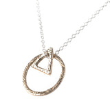 Triangle Circle Necklace