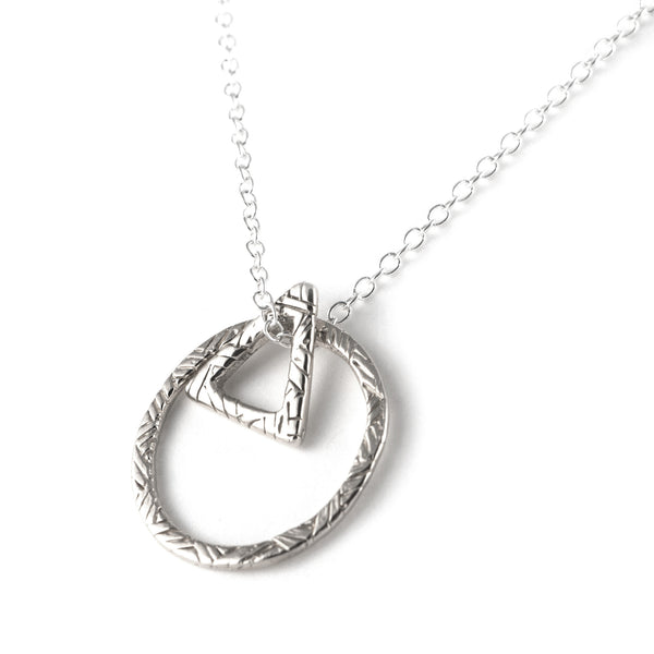 Triangle Circle Necklace