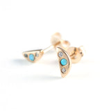 Jyogen Opal and Diamond Earrings