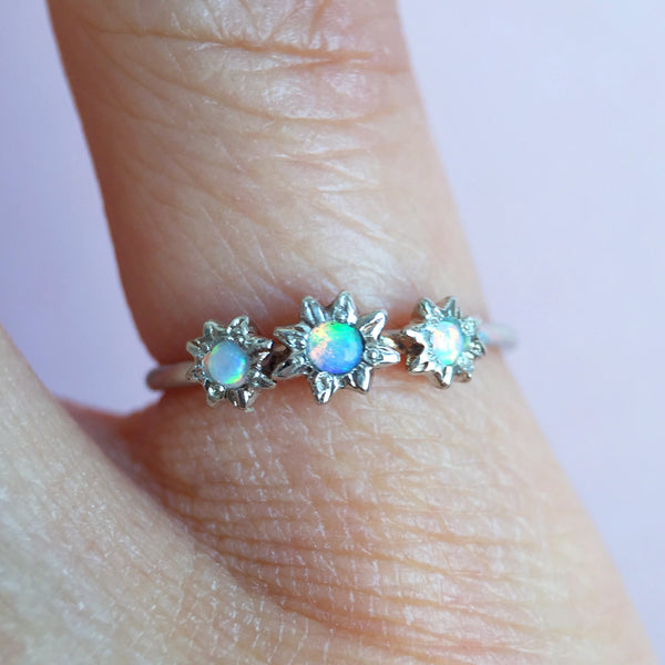 Mini Starry Opal Ring