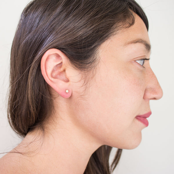 Mini Starry Diamond Earrings