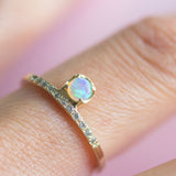 Mira Opal Ring