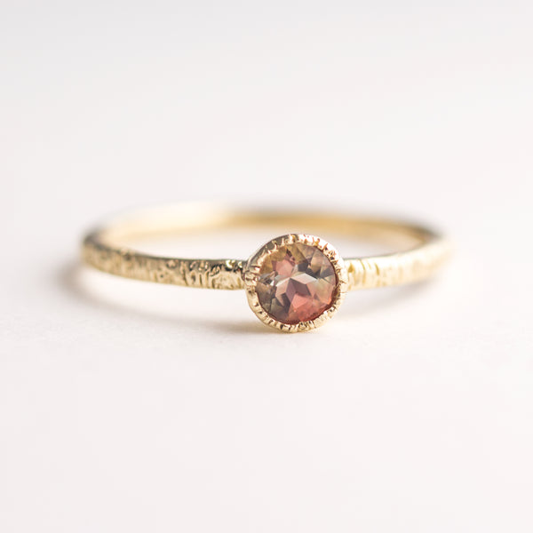 One of a Kind Oregon Sunstone Ring - Size 5.5