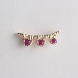 Arco Ruby Earrings