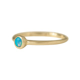 Dot Opal Solitaire Ring