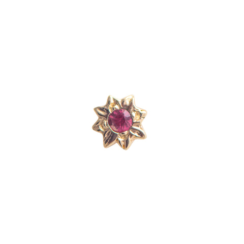 SINGLE 18K Mini Starry Ruby Earring